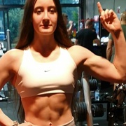 Teen muscle girl Powerlifter Freya